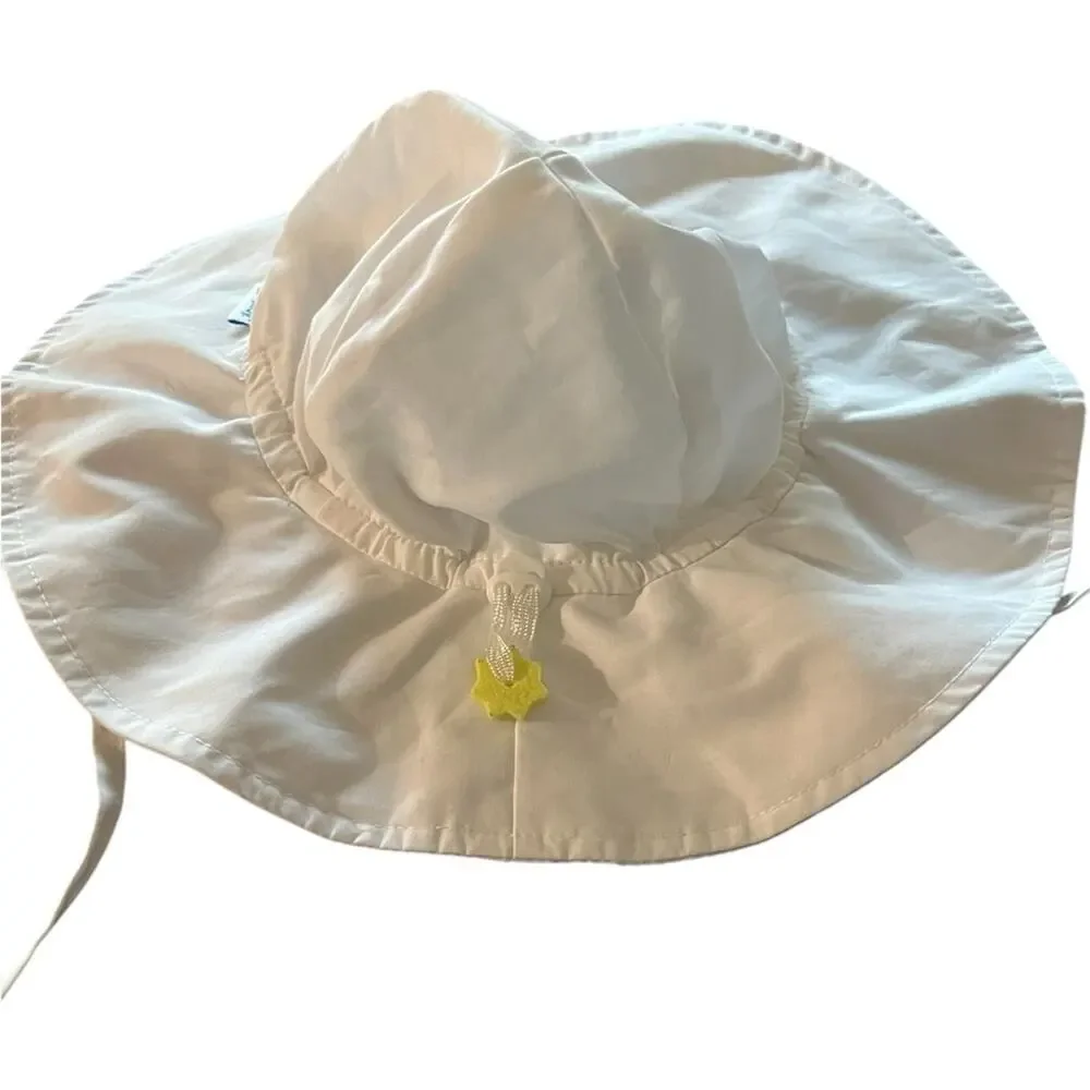 iPlay White UPF hat Adjustable ties